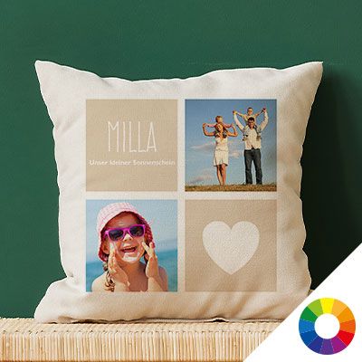 Foto-Kissen - Mein kleines Herz