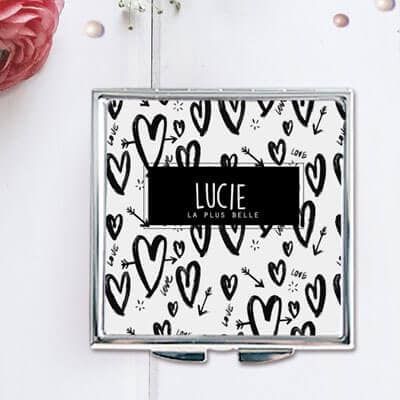 Taschenspiegel Herz Love