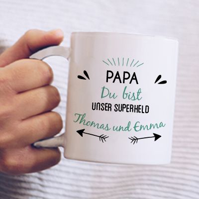 Personalisierte Tasse - Positive Botschaft