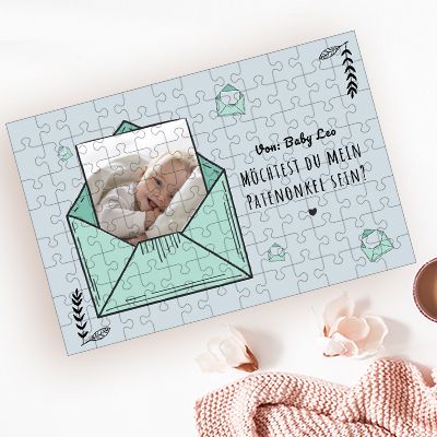 Personalisiertes Puzzle Foto und Text - Möchtest du...? - 96 Teile