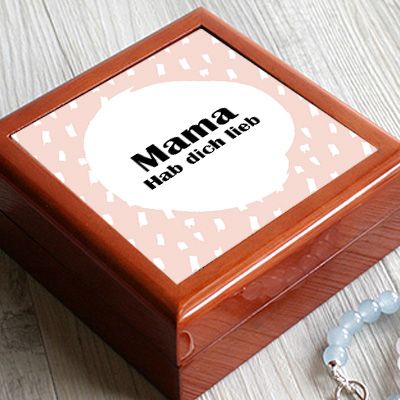 Personalisierbares Schmuckkästchen - Konfetti