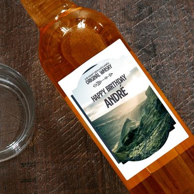 Personalisierbare Whiskyflasche - Die Kraft der Highlands