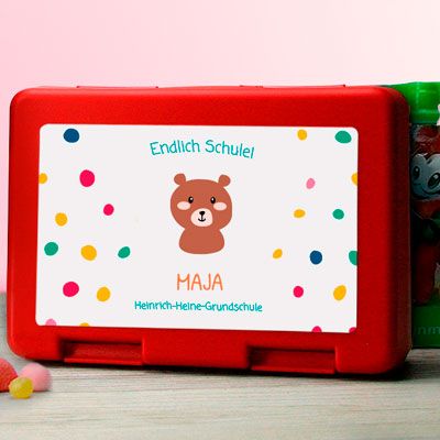 Personalisierbare Brotbüchse - Kollektion Tiere