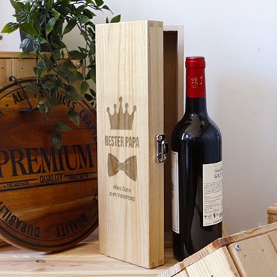 Gravierte Weinkiste - Papa Royal