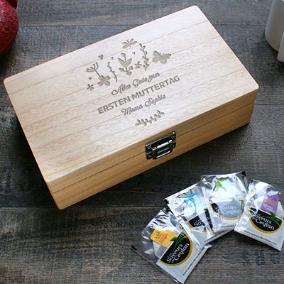 Personalisierbare Teebox - Erster Muttertag
