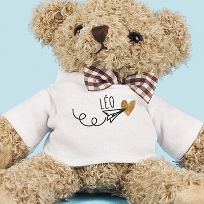 Personalisierbarer Teddybär - Flieger deines Herzens