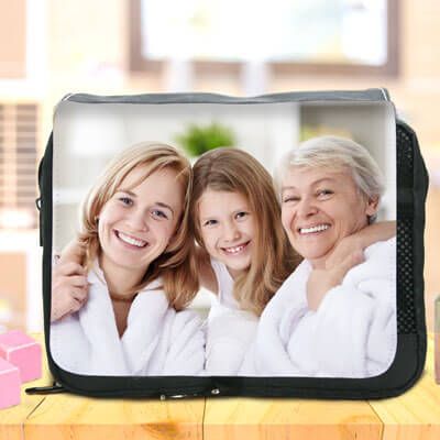 Kulturbeutel mit Foto