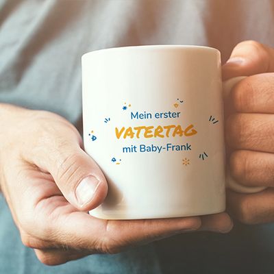 Personalisierte Tasse - Mein erster Vatertag
