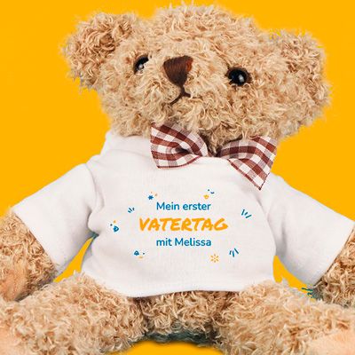 Personalisierbarer Teddybär - Mein erster Vatertag