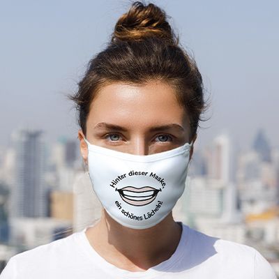 Personalisierte Maske - Smile
