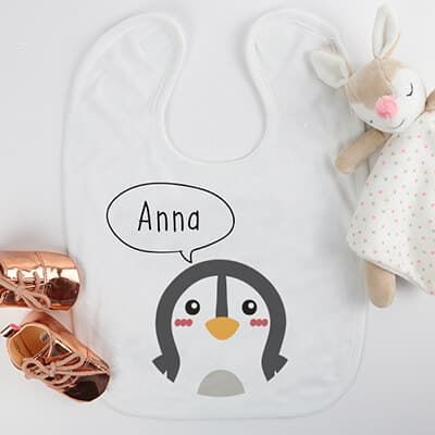 Personalisierbares Baby Lätzchen - Tiere