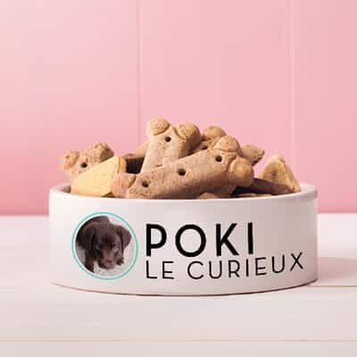 Personalisierbarer Fressnapf für Tiere - Foto und Name