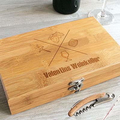 Personalisierbares Wein-Geschenkset - Weinkeller