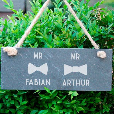 Personalisiertes Türschild - Mr & Mr