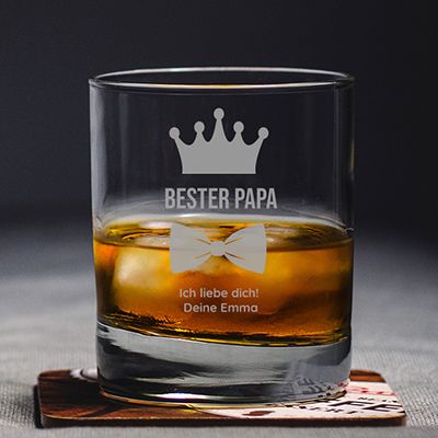 Personalisiertes Whiskyglas - Papa Royal