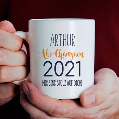 Personalisierte Tasse - Absolvent(in)
