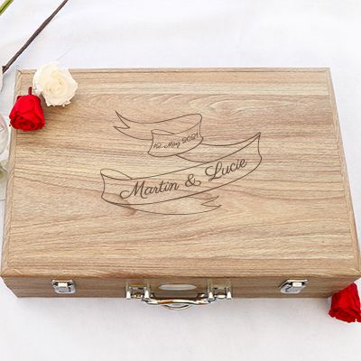 Besteckgarnitur 48-teilig mit Gravur