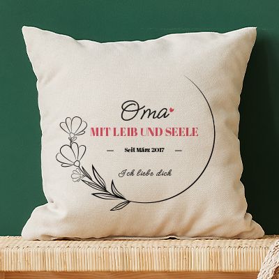 Personalisiertes Kissen - Oma Seit ...
