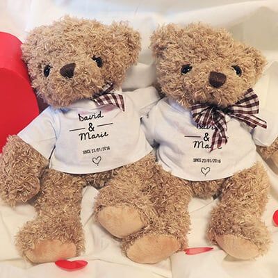 Personalisierbarer Teddybär - Jahrestag