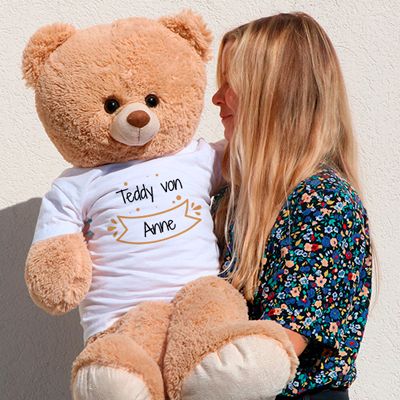 Personalisierbarer Riesen-Teddybär - Vorname