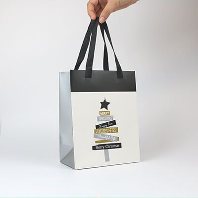 Geschenktüte Weihnachtsbaum - Modern - Klein