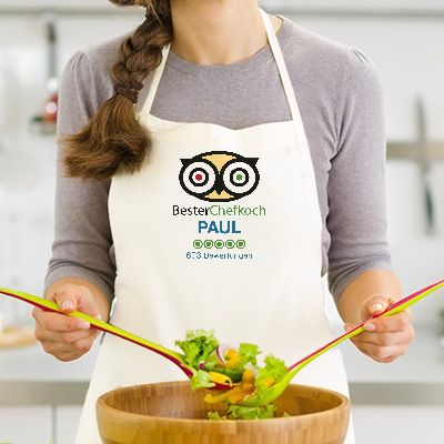 Personalisierbare Kochschürze - Exzellenz
