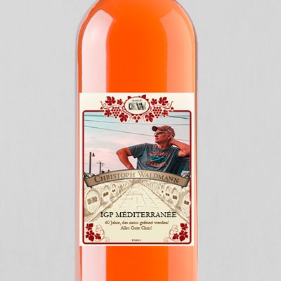 Flasche Roséwein Bordeaux AOC - Foto Klassisch