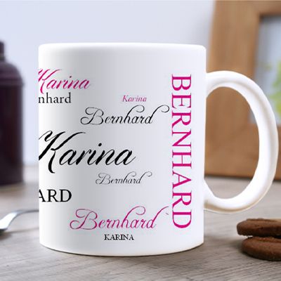 Personalisierte Tasse - Signatur