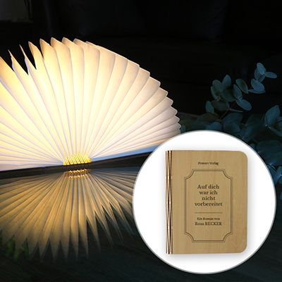 Personalisierbare Buchlampe - Klassischer Einband