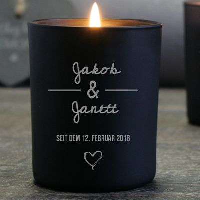 Personalisierbare Kerze - Jahrestag