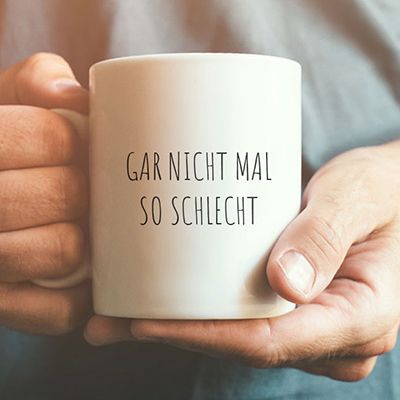 Personalisierte Tasse - Weiß