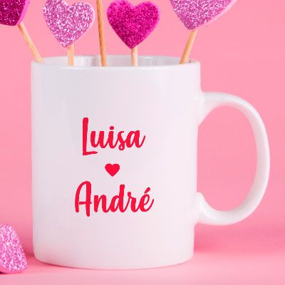 Personalisierte Tasse - Zärtlichkeit