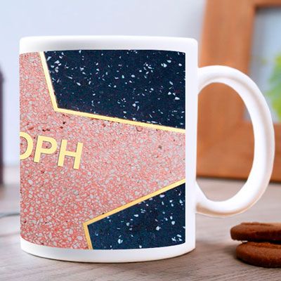Personalisierte Tasse - Hollywood-Stern