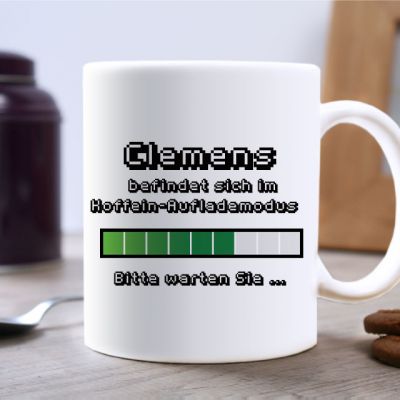 Personalisierte Tasse - Koffein-Aufladung