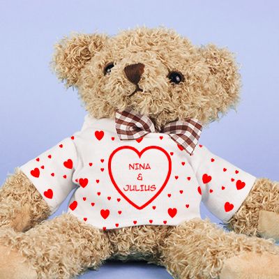 Teddybär kleines rotes Herz