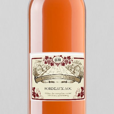 Flasche Roséwein Bordeaux AOC - Klassisch