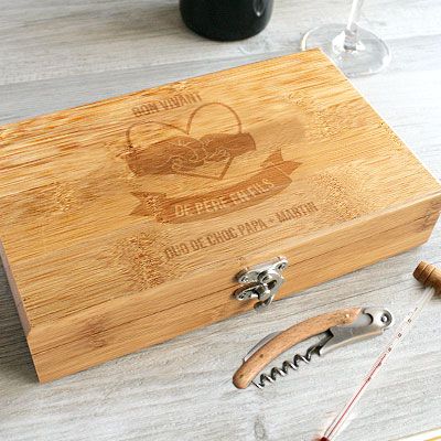 Personalisierbares Wein-Geschenkset - Vom Vater zum Sohn - zur Tochter