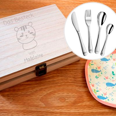Kinderbesteck-Set - Tiere