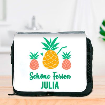 Kulturbeutel - Sommer-Kollektion Ananas