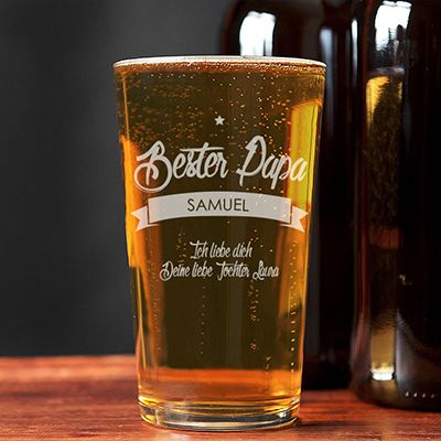 Bierglas Bester Papa