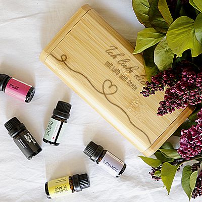 Personalisierbares Set mit ätherischen Ölen - Herz