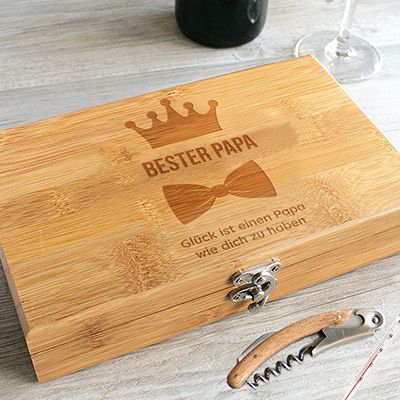 Personalisierbares Wein-Geschenkset - Papa Royal