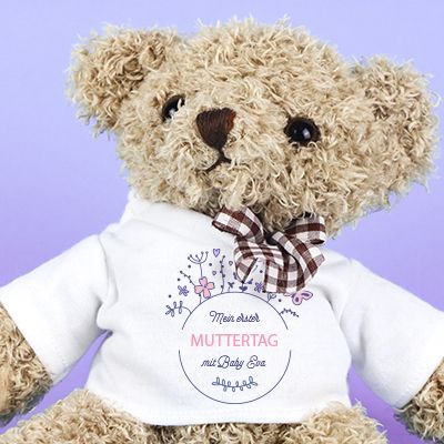 Personalisierbarer Teddybär - Kollektion Erster Muttertag
