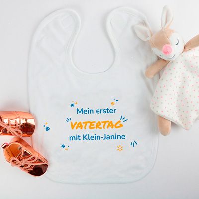 Personalisierbares Baby-Lätzchen - Erster Vatertag