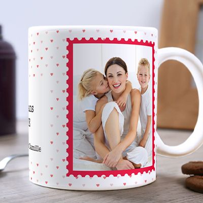 Personalisierte Foto-Tasse - Zärtlichkeit
