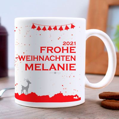 Personalisierte Tasse - Weihnachten