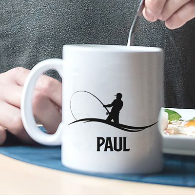 Personalisierte Tasse - Bester Angler
