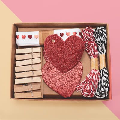 Geschenkverpackungs-Set - LOVE - LIEBE - DIY