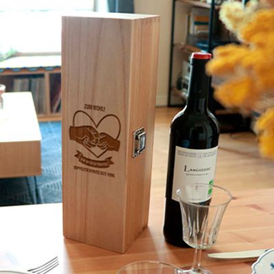 Gravierte Weinkiste - Von Vater zu Sohn - Tochter