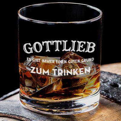 Personalisierbares Whiskyglas - Ein Guter Grund zum Trinken